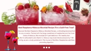 Best Raspberry-Hibiscus Mocktail Recipe