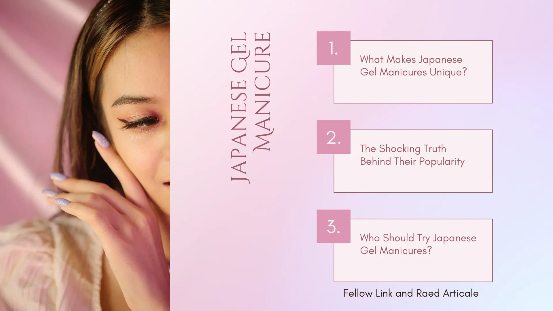 Japanese Gel Manicures are trending for a reason! Discover the shocking truth behind their popularity, from long-lasting results to nail health benefits.